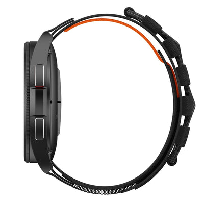 Outdoor-Taktischer Nylonarmband für Samsung Galaxy Watch 4 / 5 / 6 / 7