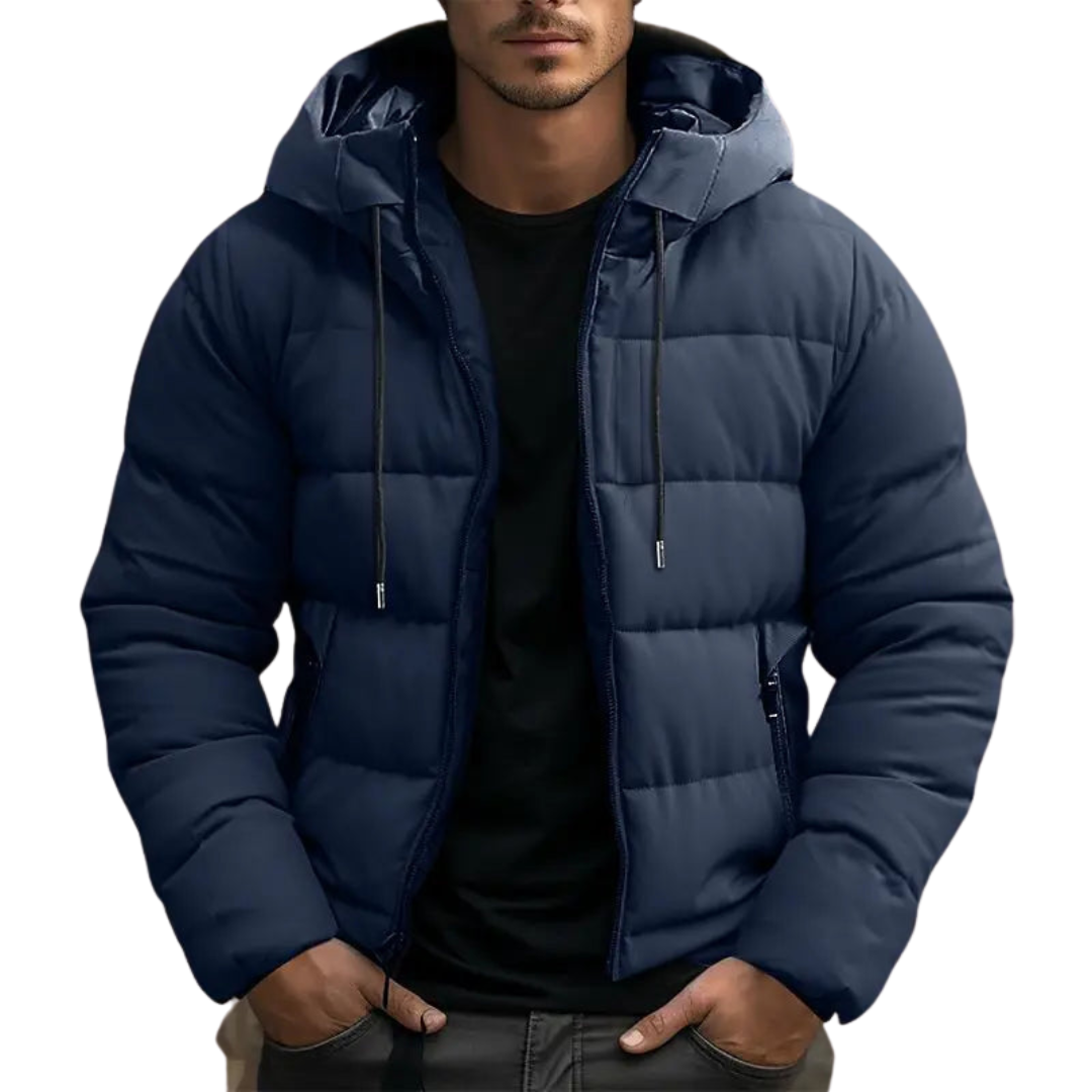 Warme Kapuzenjacke für Herren