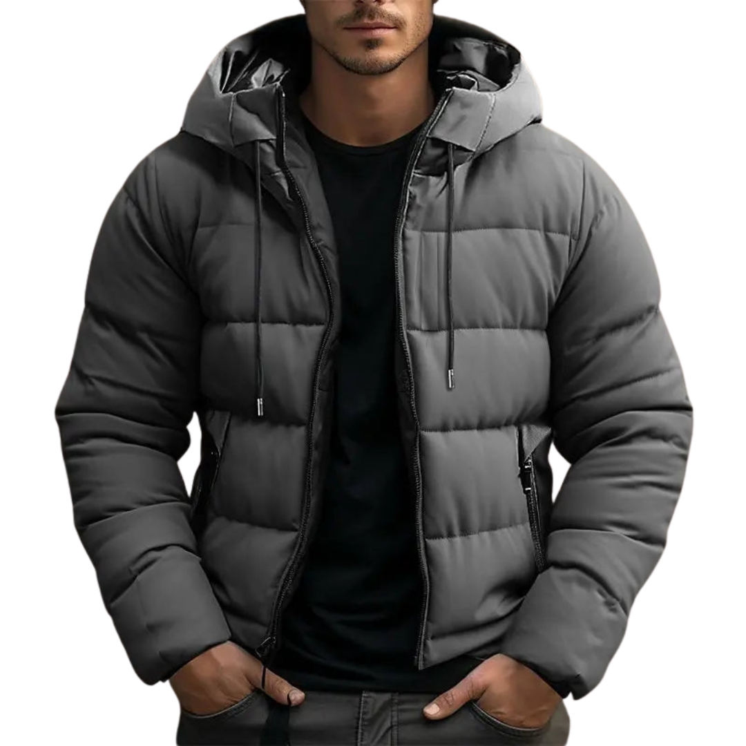 Warme Kapuzenjacke für Herren