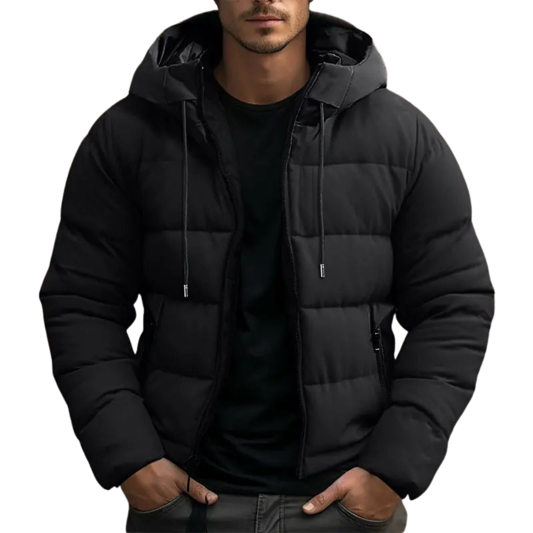 Warme Kapuzenjacke für Herren