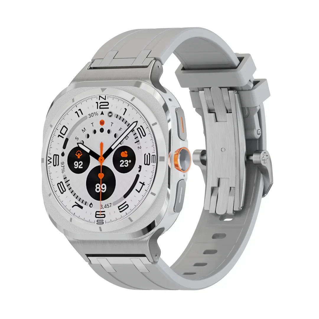 AP Schmetterlingsschnalle Silikonband für Samsung Galaxy Watch Ultra