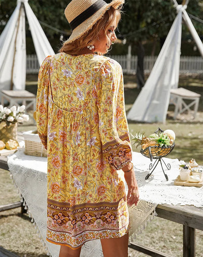 Aurelia | Bequemes Blumenkleid für stilvolle Frühlingsmomente