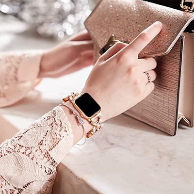 Bling-Diamant-Link-Armband für die Apple Watch