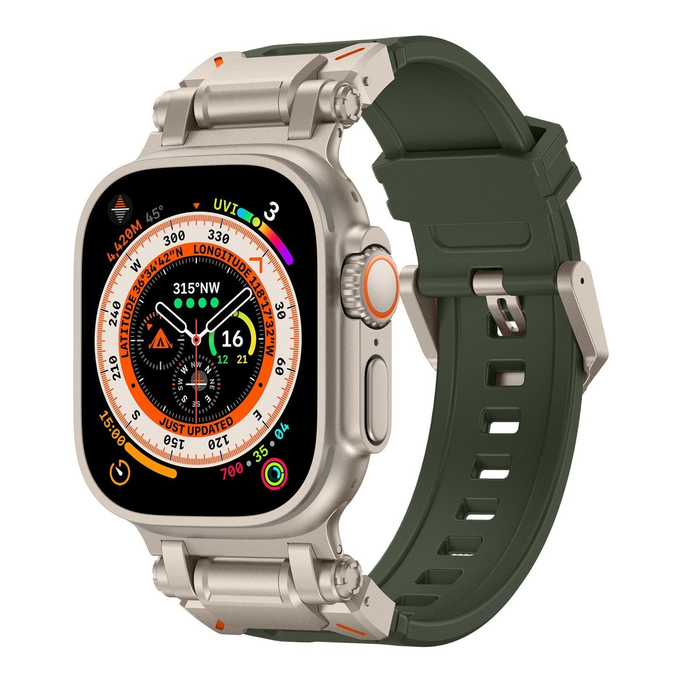 Explorer Silikonarmband für die Apple Watch