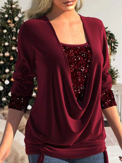 Genevieve | Glitzerndes Pailletten-Top – Elegante Ausstrahlung für Besondere Anlässe