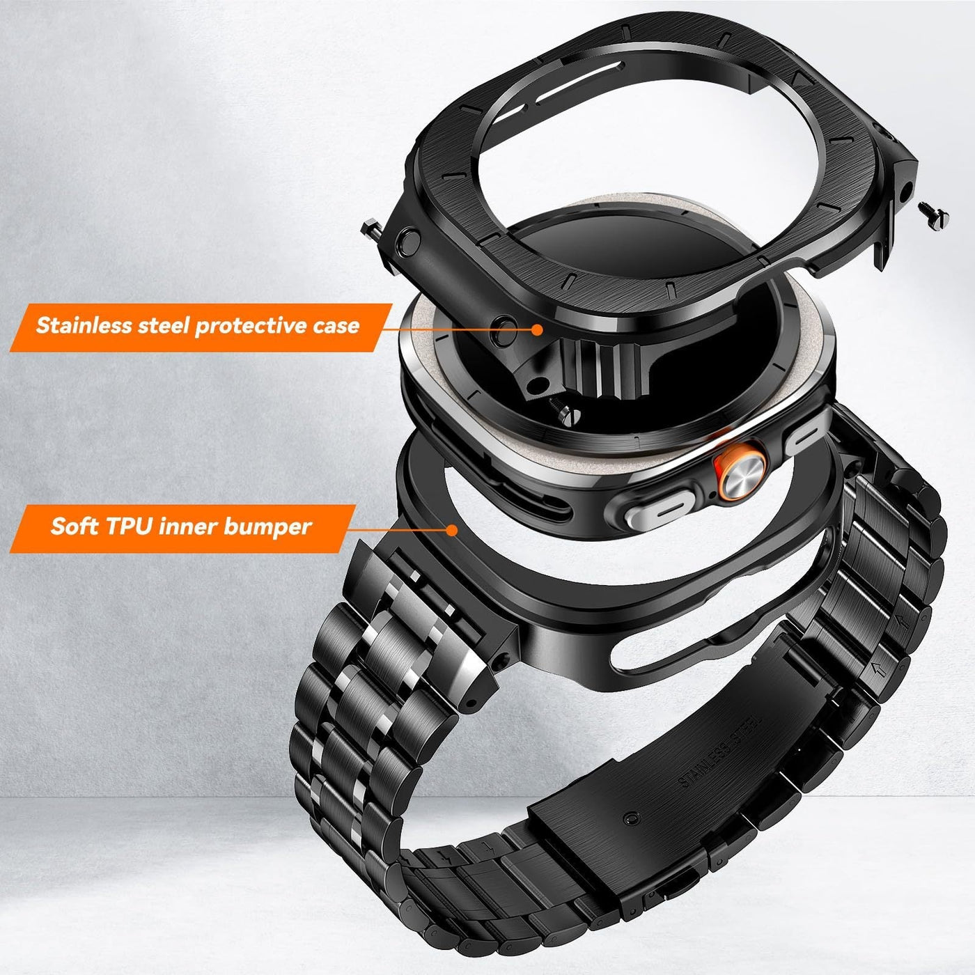 Robustes Schutzhüllen-Set für Samsung Galaxy Watch Ultra 47mm