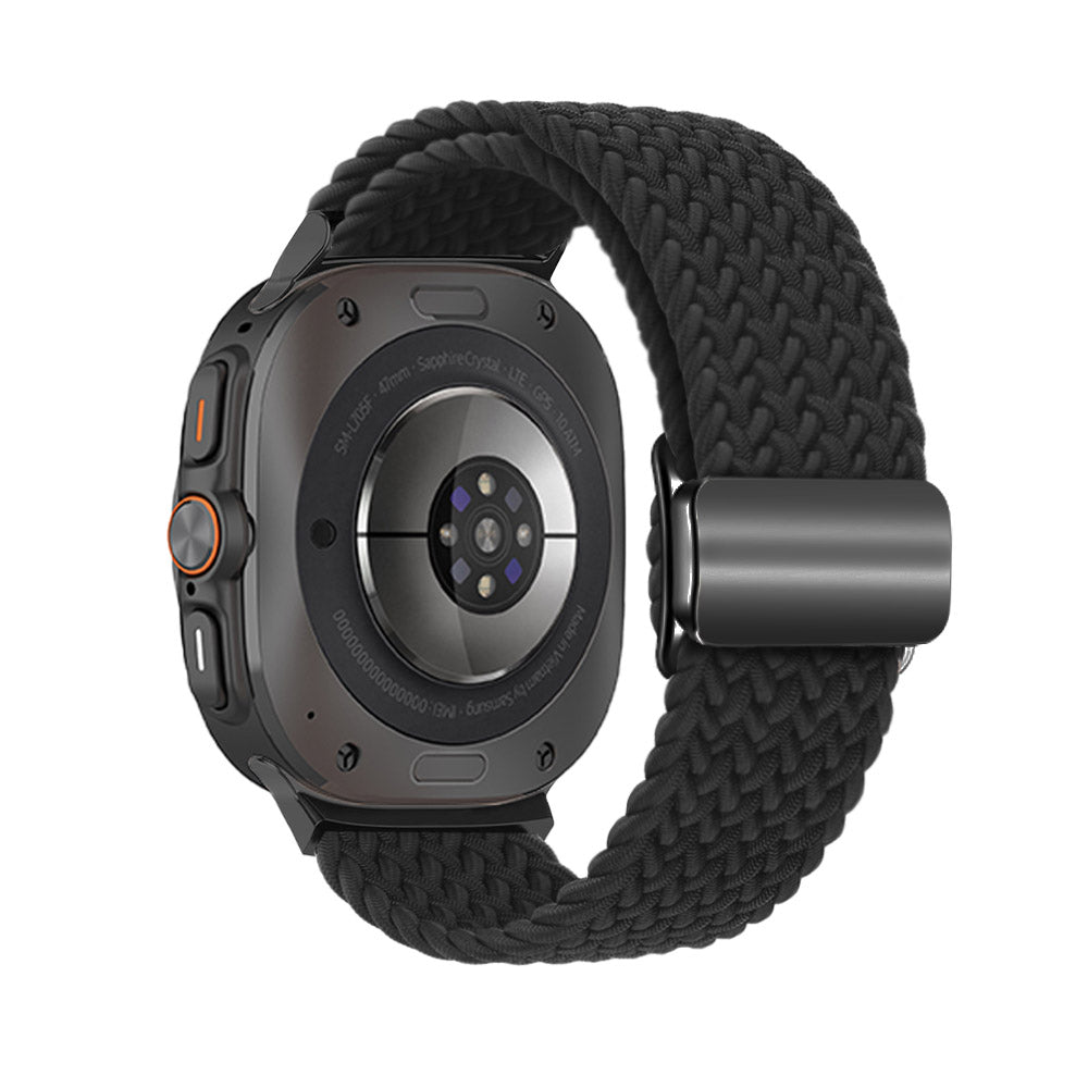 Magnetische Schnalle aus gewebtem Nylonarmband für die Samsung Galaxy Watch Ultra
