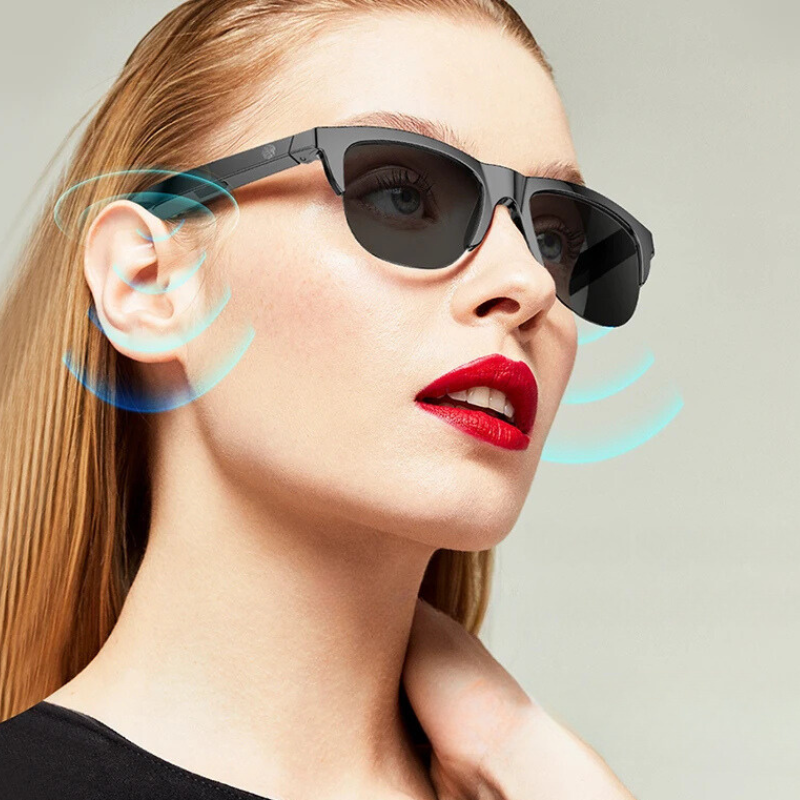 LunettesAudio - Wasserdichte Brille mit Bluetooth-Headset für Roller