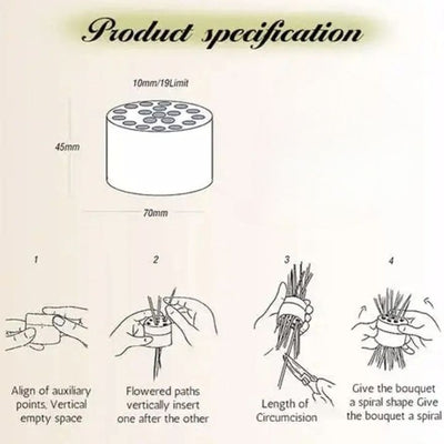 Stemora™ | Spiralförmiger Blumenstängelhalter