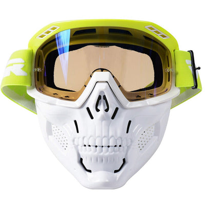 Schädel Motorradbrille