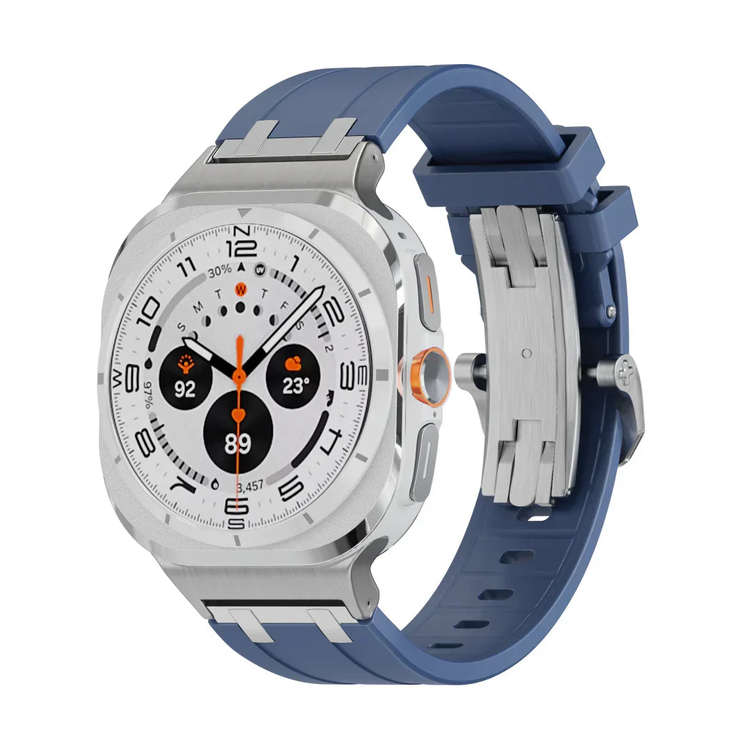 AP Schmetterlingsschnalle Silikonband für Samsung Galaxy Watch Ultra