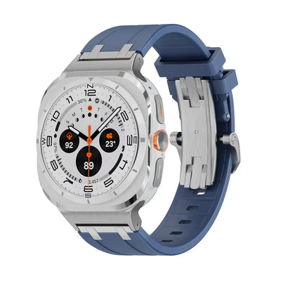AP Schmetterlingsschnalle Silikonband für Samsung Galaxy Watch Ultra