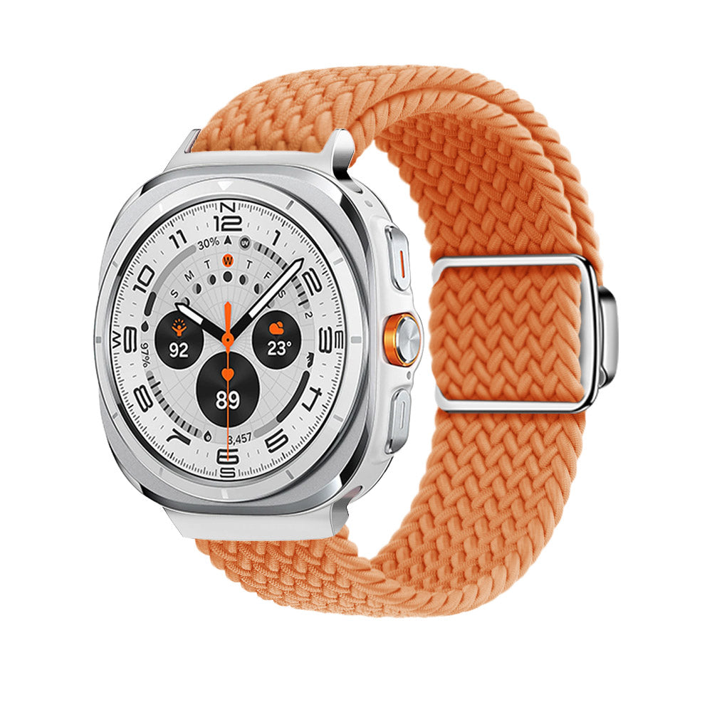 Magnetische Schnalle aus gewebtem Nylonarmband für die Samsung Galaxy Watch Ultra