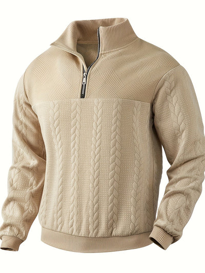 Rafael – Eleganter Pullover mit Reißverschluss