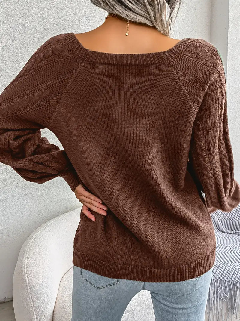 Pauline | Stilvoller Strickpullover für Frauen