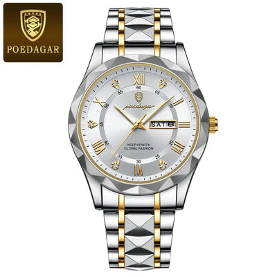 Wasserdichte Luxus-Herrenarmbanduhr von der Top-Marke mit Leuchtfunktion