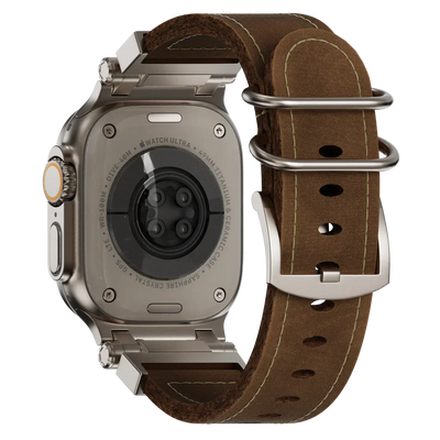 Taktisches Lederarmband für die Apple Watch