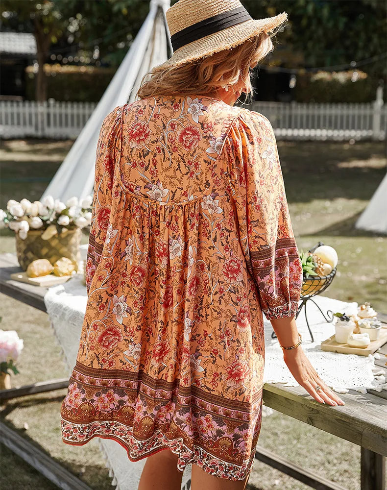 Aurelia | Bequemes Blumenkleid für stilvolle Frühlingsmomente