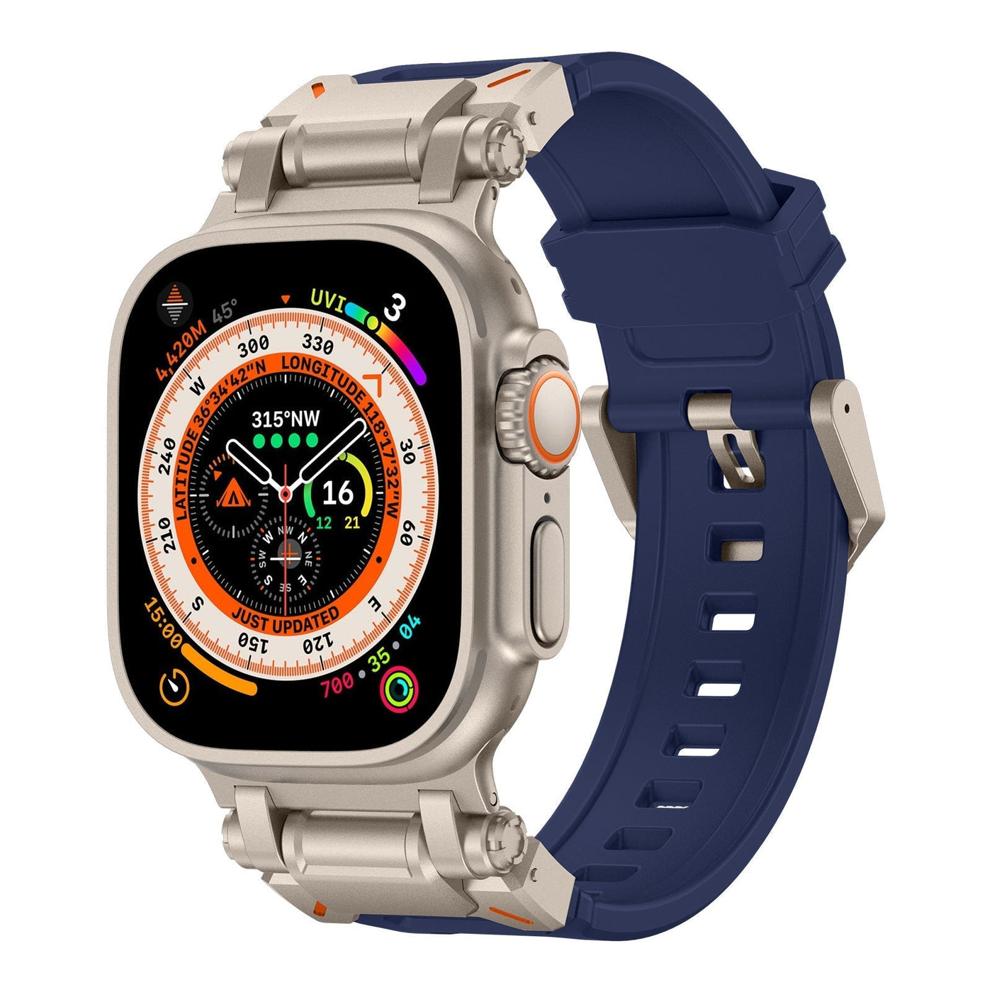 Explorer Silikonarmband für die Apple Watch