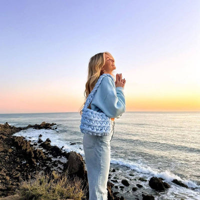 KnitCarry™ | Chunky Knit Tote