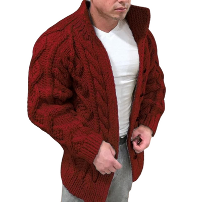 Gestrickte Strickjacke für Herren