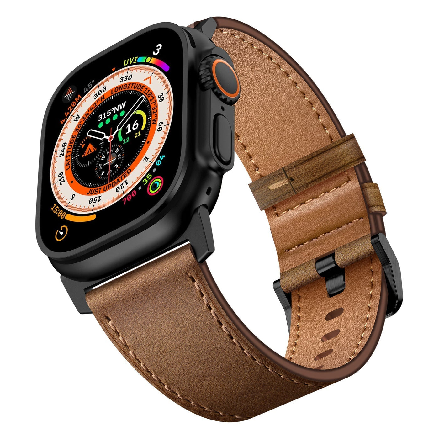Wilderness Lederarmband für Apple Watch
