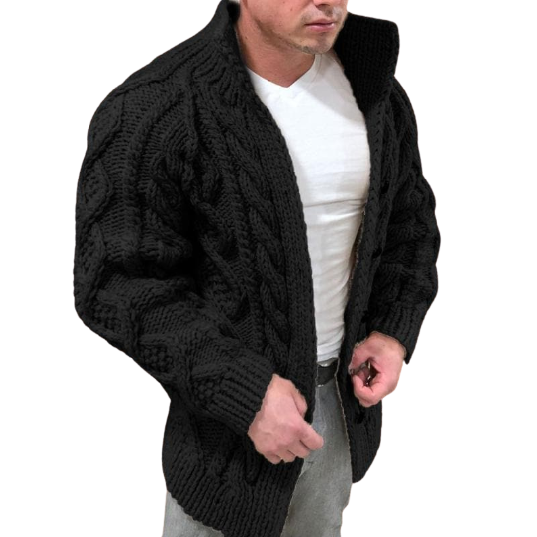 Gestrickte Strickjacke für Herren