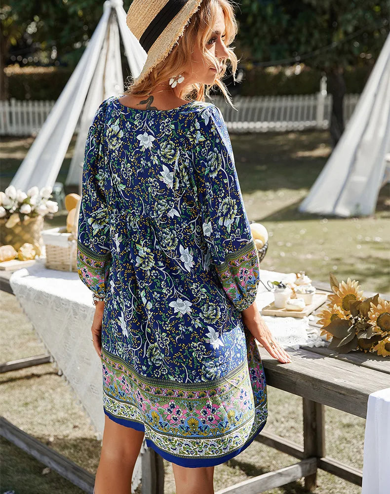 Aurelia | Bequemes Blumenkleid für stilvolle Frühlingsmomente