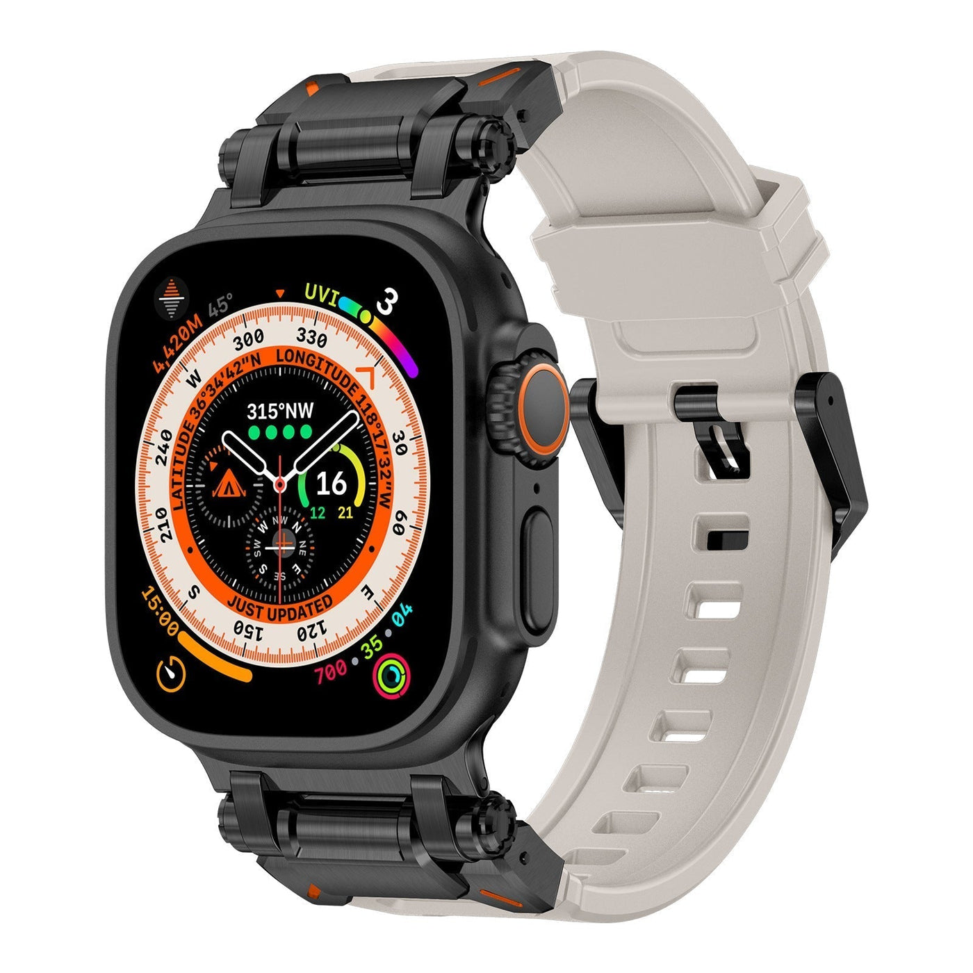 Explorer Silikonarmband für die Apple Watch