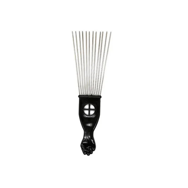 Antistatischer Afro-Pick-Kamm aus Metall