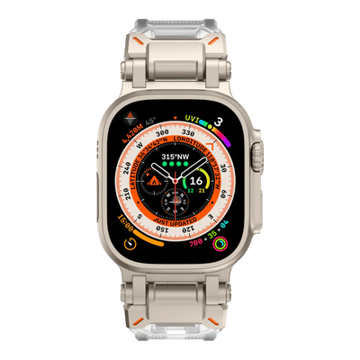 Neues Titan-Metallkopf-Silikonband für die Apple Watch