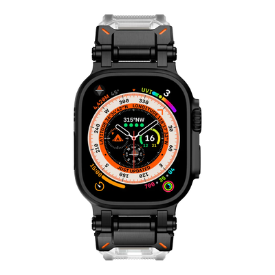 Neues Titan-Metallkopf-Silikonband für die Apple Watch