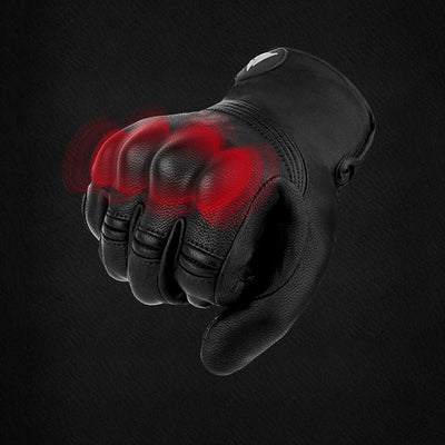 Leder Touchscreen Moto-Handschuhe Wasserdicht