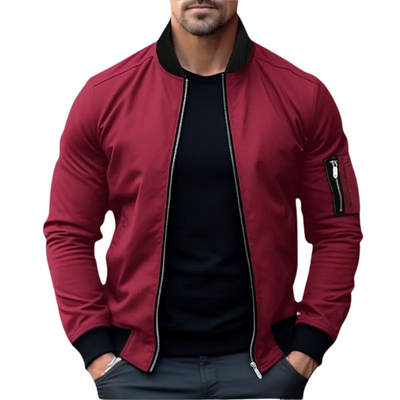 Reißverschlusstaschen Jacke für Herren