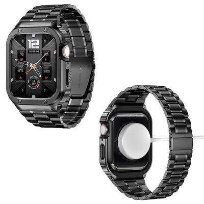 Edelstahlarmband mit Gehäuse für die Apple Watch