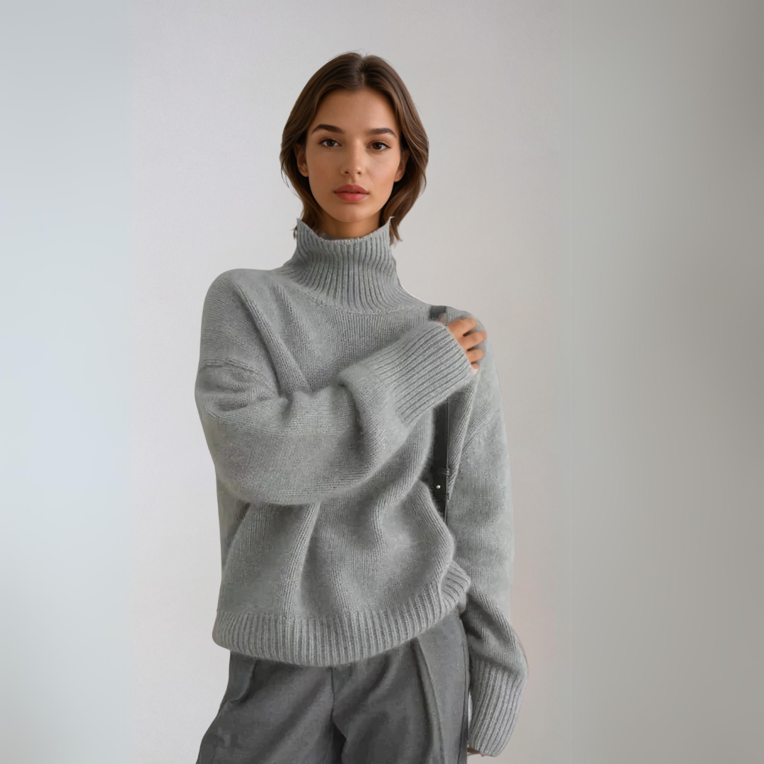 Mia | Weicher Rollkragenpullover für Damen