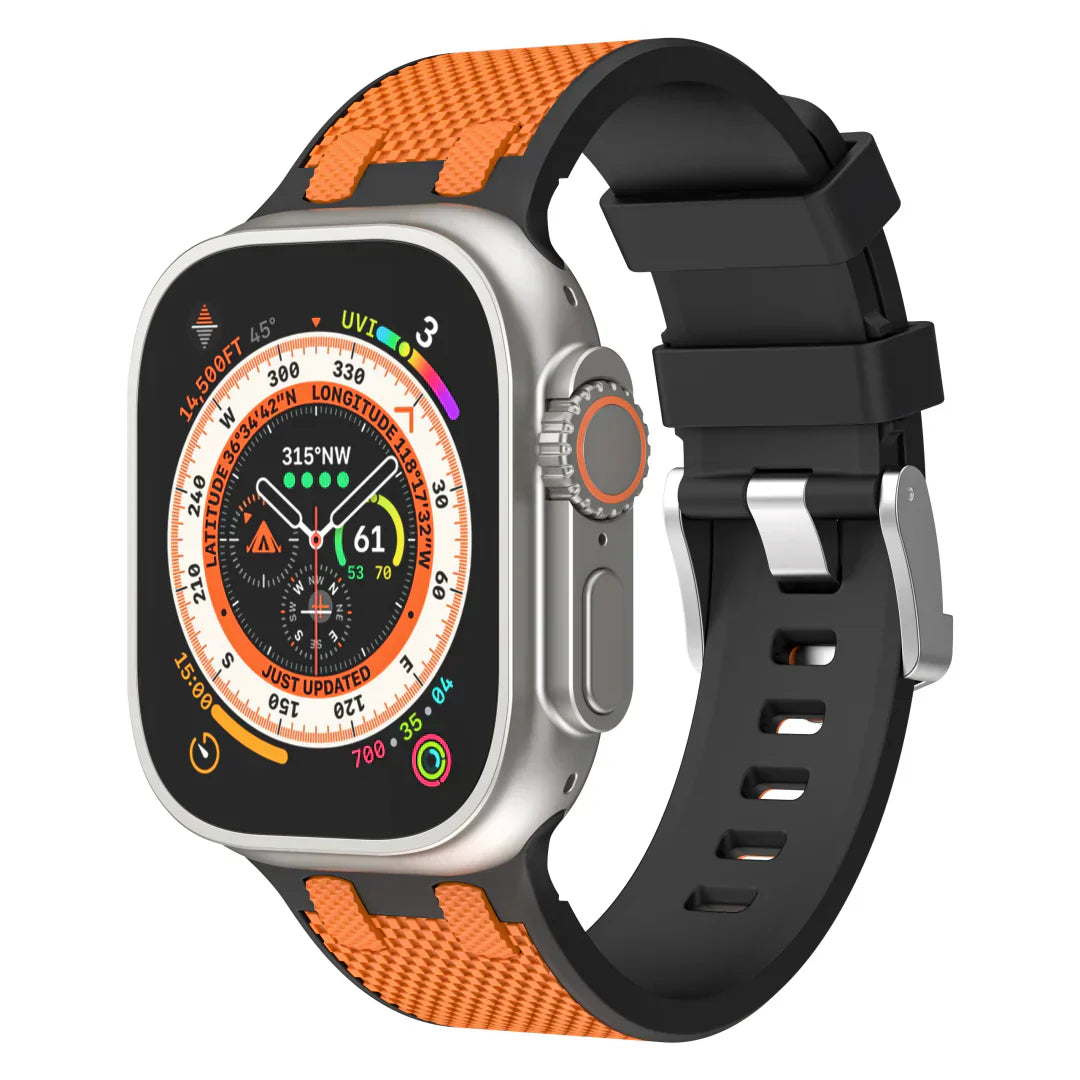 Neue AP Zwei-Farben Silikonband für die Apple Watch