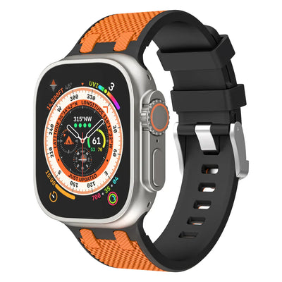 Neue AP Zwei-Farben Silikonband für die Apple Watch