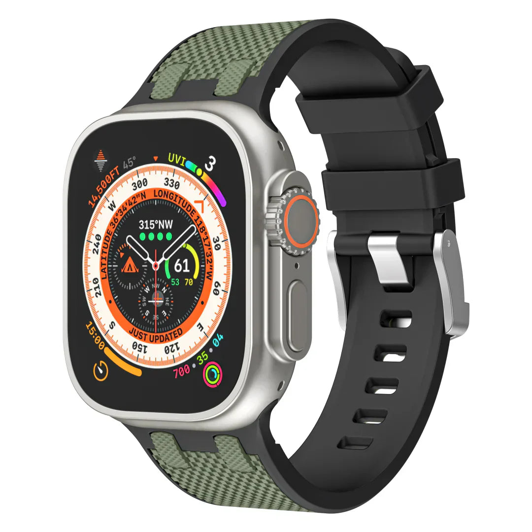 Neue AP Zwei-Farben Silikonband für die Apple Watch