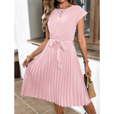 Plissiertes Midikleid für Damen