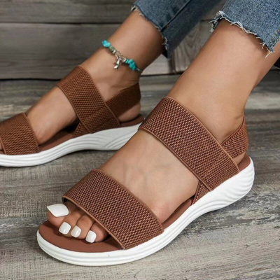 Strukturierte Sandalen Für Damen