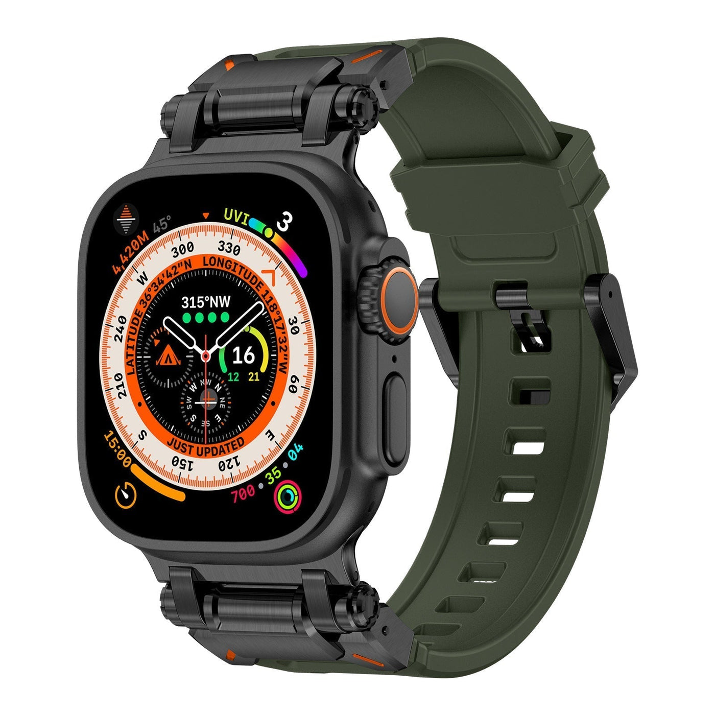 Explorer Silikonarmband für die Apple Watch