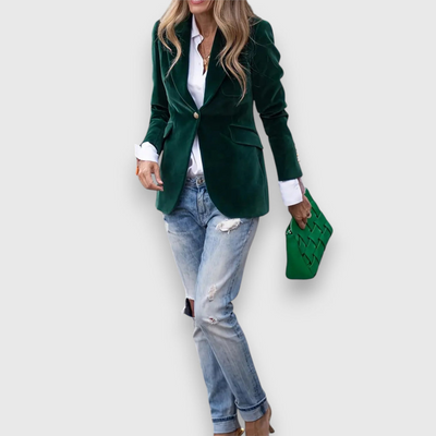 Klassischer Strukturierter Blazer für Damen