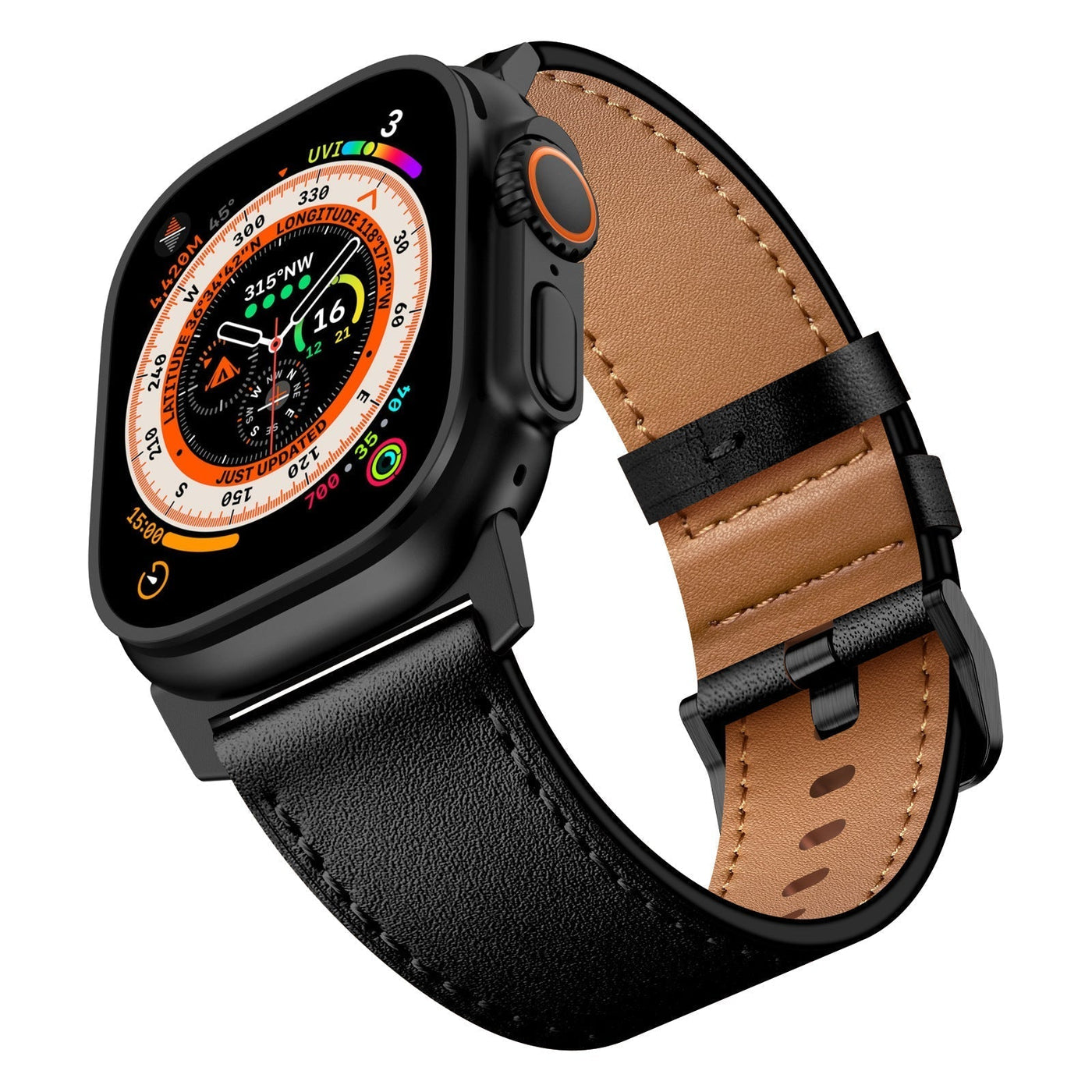 Wilderness Lederarmband für Apple Watch