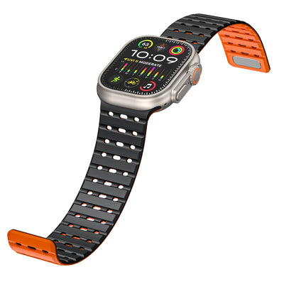 AW Atmungsaktives Magnetisches Silikonarmband für die Apple Watch