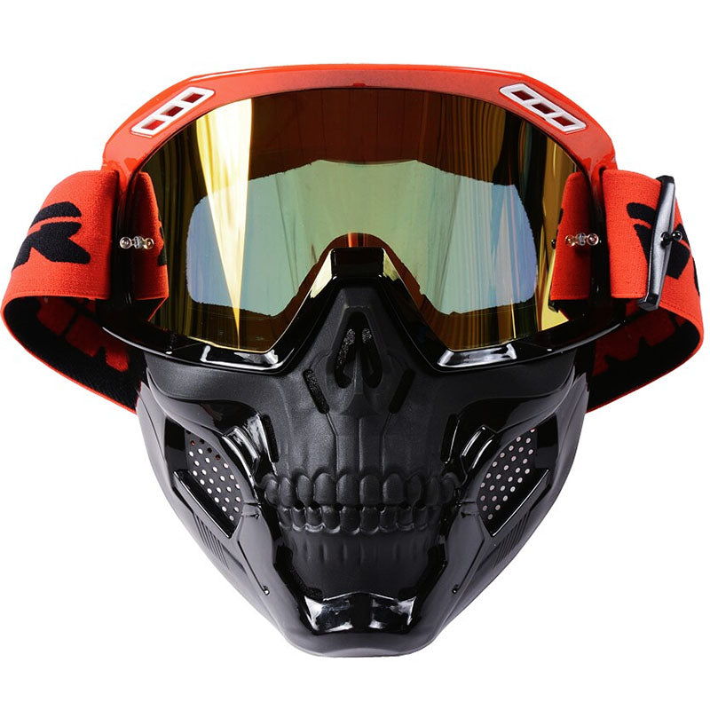 Schädel Motorradbrille