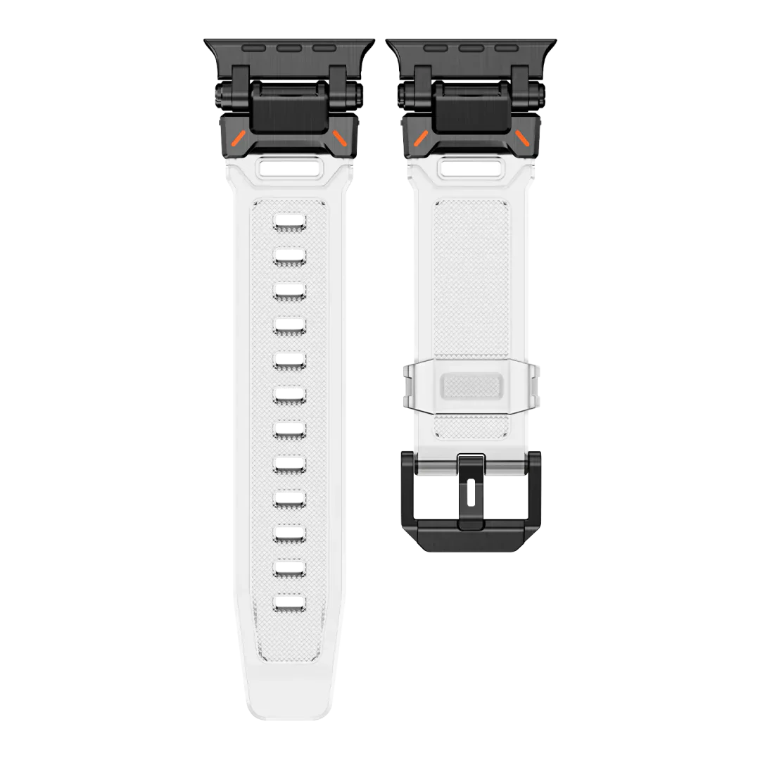 Neues Titan-Metallkopf-Silikonband für die Apple Watch