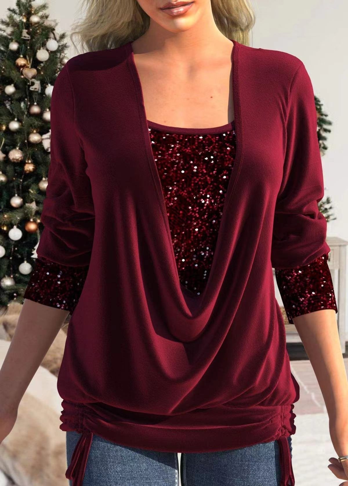 Genevieve | Glitzerndes Pailletten-Top – Elegante Ausstrahlung für Besondere Anlässe