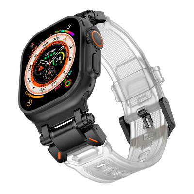 Neues Titan-Metallkopf-Silikonband für die Apple Watch