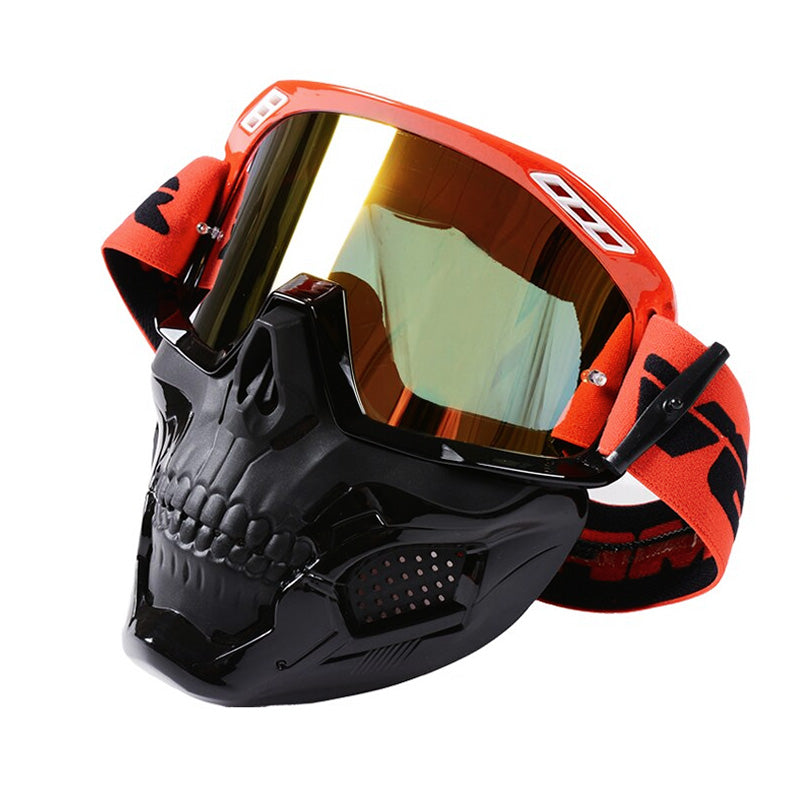 Schädel Motorradbrille